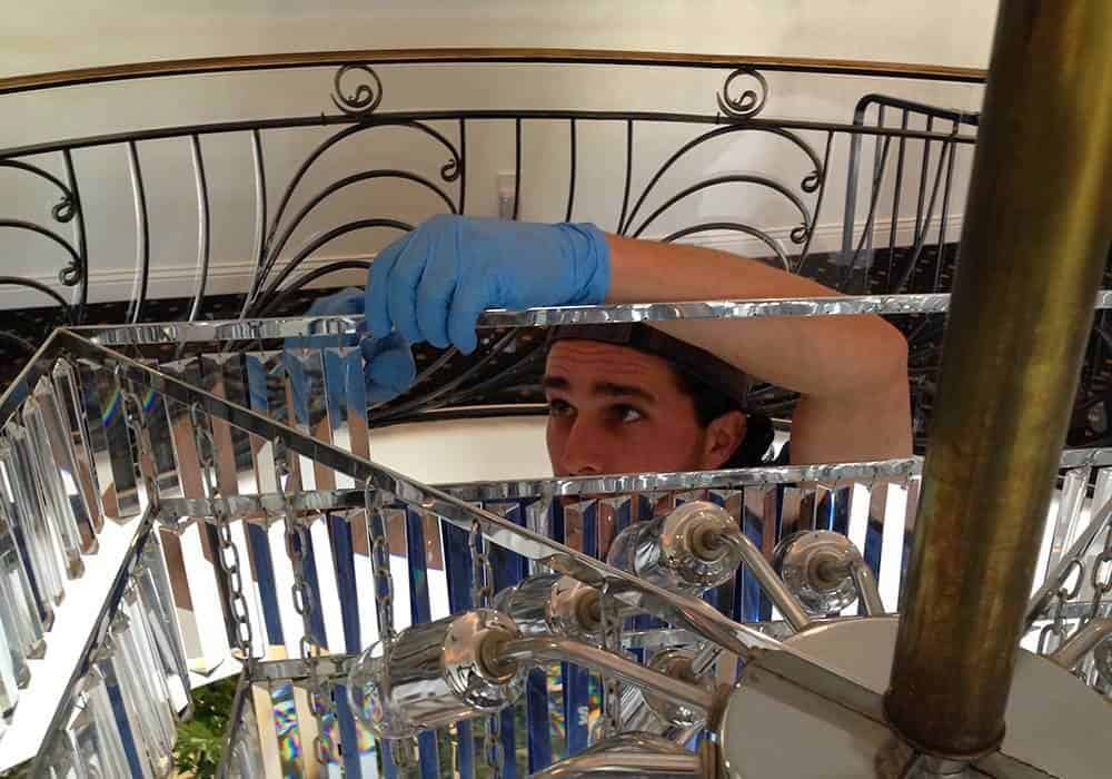 squeegee pro orange county chandelier cleaning