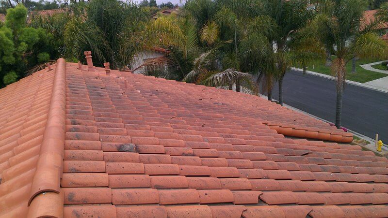 1/2 way through roof cleaning sjc