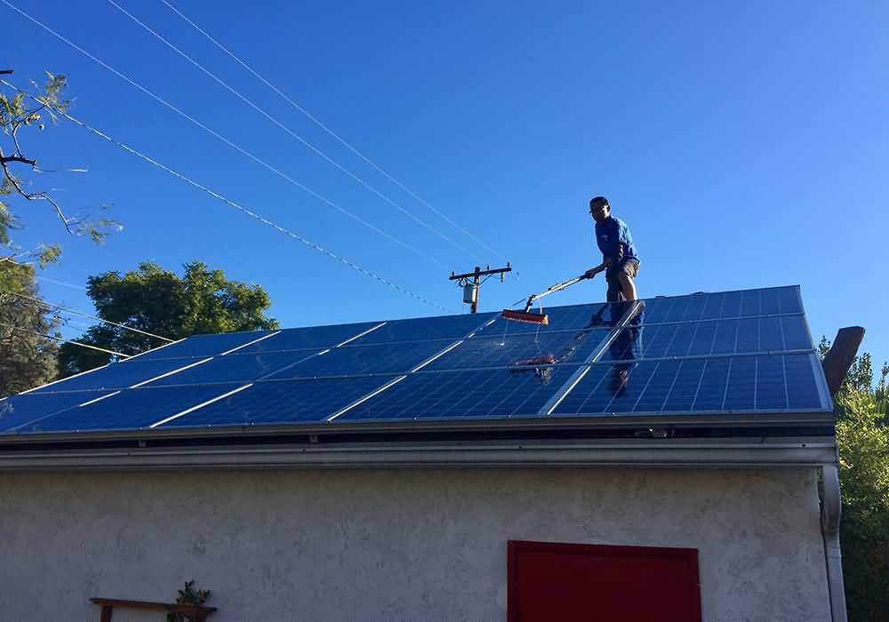 squeegee pro orange county solar panel cleaning service